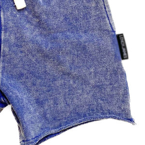 Pantalones cortos tipo bermuda de algodón rosa sólido para hombre con cintura con cordón y bolsillos, estilo casual - Product Image 3