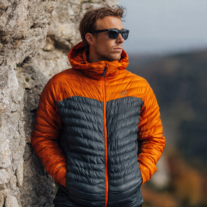 Winter Down <b>Padded</b> Jacket Men Outdoor Fashion Down <b>Padded</b> Hood Winter Coat Men's Warm Up Street <b>Padded</b> Jackets Mens - Product Image 1