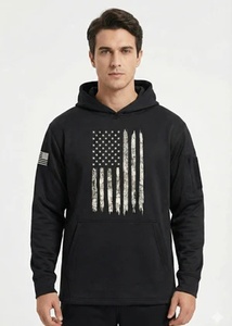 เสื้อฮู้ดผู้ชายสำหรับฤดูหนาว ผ้าโพลีเอสเตอร์ผสมคอตตอน ขนแกะ พิมพ์โลโก้ได้ตามต้องการ เสื้อสวมหัวลำลอง สตรีทแวร์ แห้งเร็ว เป็นมิตรกับสิ่งแวดล้อม - Product Image 5