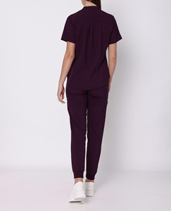 ชุดยูนิฟอร์มพยาบาลแบบไล่สีพร้อมโลโก้สั่งทำได้ สำหรับบุคลากรทางการแพทย์ โรงพยาบาล ร้านเสริมสวย ช่างเทคนิค เสื้อและกางเกง ชุดยูนิฟอร์มสำหรับผู้หญิง - Product Image 2