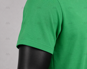 Men's <b>Green</b> 100% Cotton Jersey Short Sleeve O-Neck Regular Fit Casual <b>T</b>-<b>Shirt</b> Solid Blank Design Quick Dry & Breathable - Product Image 6