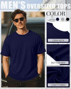 Camiseta de Algodón Cómoda y Moderna para Hombre, Tejido de Punto Suave, Manga Corta, Ropa Casual de Verano, Venta al Por Mayor, Exportación de Fábrica - Product Image 4