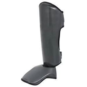 Espinilleras Ajustables de Cuero PU de Alta Calidad al por Mayor, Protección para Boxeo, Kickboxing, Ropa Deportiva, Muay Thai - Product Image 3