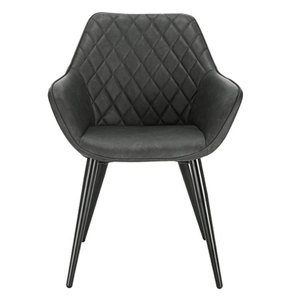 Chaise de salle à manger moderne en <span class=keywords><strong>velours</strong></span> rembourrée avec pieds en métal <span class=keywords><strong>pour</strong></span> restaurant, café et maison (vente en gros) - Product Image 4