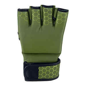 Guantes Híbridos Térmicos de MMA con Palma Abierta y Cierre de Gancho y Bucle para Lucha en Jaula, Entrenamiento de Artes Marciales al Aire Libre, Competición Profesional - Product Image 3
