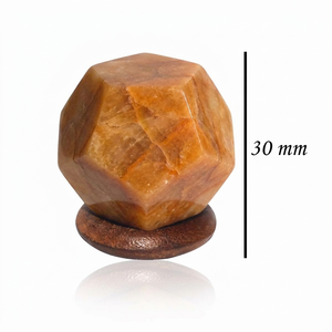 Cristal dodecaedro rojo Aventurina piedra dodecaedro piedra preciosa curación Piedra Natural cristal artesanía mayorista - Product Image 3
