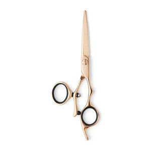 Tijeras de Corte de Pelo Giratorias Ergonómicas de Primera Calidad en Oro Rosa, Tijeras de Peluquería con Rotación para el Pulgar - Product Image 3