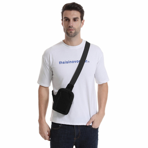 Bolso bandolera para hombre y mujer, bolso bandolera informal para viaje, bolso bandolera de cuero resistente al agua - Product Image 4