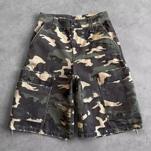 Pantalones Cortos Cargo de Algodón para Hombre, Pantalones Cortos Cargo Utilitarios con Bolsillos con Solapa, Pedidos al por Mayor - Product Image 5