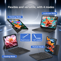 Tableta Laptop 2 en 1 de 10.1 Pulgadas, Windows 11, 12GB de RAM, 256GB SSD, Pantalla Táctil, con Lápiz y Teclado, para Educación y Estudiantes