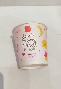 Vasos de papel bonitos desechables de calidad alimentaria de doble pared respetuosos con el medio ambiente con logotipo personalizado, solución de embalaje de bajo costo biodegradable Premium - Product Image 6