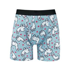 Mens <b>Custom</b> Sublimated <b>Boxer</b> Briefs All Over Printed Stretch Underwear Breathable Soft Fabric Private Label OEM Wholesale Supply - Product Image 5