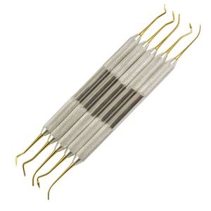 Curette Gracey de qualité supérieure, instrument dentaire manuel réutilisable, poignée ergonomique antidérapante, certifiée CE Classe I pour les maladies des gencives - Product Image 2