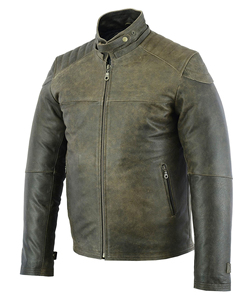 2026 Wholesale Premium Custom Made Men's <b>Winter</b> <b>Leather</b> <b>Jacket</b> Stand Collar Breathable High Street Style Professional Logo Print - Product Image 3