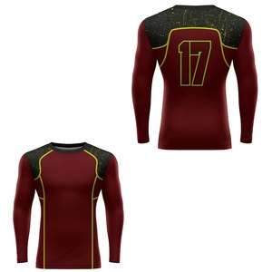 Ventes en gros de rashguards personnalisés professionnels pour les sports nautiques, rashguards de surf, de natation, protection UV50+, rashguard respirant à séchage rapide pour hommes - Product Image 6