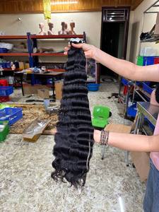 Deep Wavy Wholesale Raw Hair Weave Bundle Human Hair Extensions <b>Silky</b> and Shiny Vietnamese Human Hair - Product Image 5
