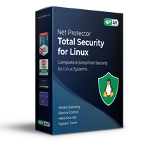 Net Protector Total Security para usuarios de Linux 10, 1 año, software antivirus (entrega por correo electrónico en 1 hora - sin CD)