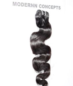 Extensions de cheveux indiens Remy 100 % naturels, non traités, vierges, alignés aux cuticules, styles Body Wave, provenant du fournisseur de cheveux humains - Product Image 4