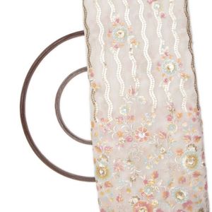 Luxury Sequin Embroidery Fabric <b>Mesh</b> <b>Net</b> Lace Fashion Textile For Women Garment Boutique And Wholesale Exporters - Product Image 6
