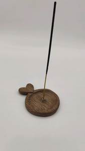 Porte-encens en bois de manguier, décoration de table, fait main, écologique, diffuseur d'arômes Bakhoor, décoration d'intérieur, plateau porte-encens - Product Image 3