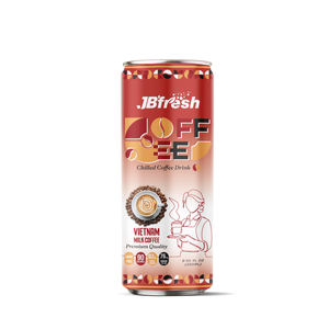 Du Vietnam Café Boissons 250ml Peut JbFresh Boisson En Gros Fournisseur Meilleur Prix Bas quantité minimale de commande-OEM Étiquette Personnalisée Service De Café - Product Image 3
