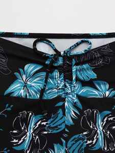 New <b>Men's</b> Solid Customizable Swim <b>Trunks</b> With Drawstring Waist Breathable Quick Dry Formal Style Swim Beach Shorts - Product Image 5