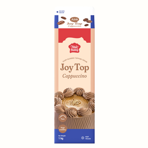 ขายส่งครีมเทียมคุณภาพสูงสำหรับเบเกอรี่ ยี่ห้อ Joy Top Cappuccino Dairy Blended Topping Creamer ขนาด 1 กก. ฮาลาล รับผลิตแบบ OEM/ODM - Product Image 1