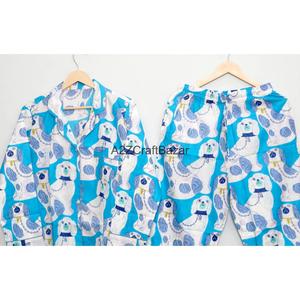Conjunto de Pijama de Lujo de Manga Larga 100% Algodón para Mujer, Cómodo, Transpirable, de Tela Suave, de Dos Piezas, con Cintura Elástica, para Uso Diario en Verano - Product Image 6