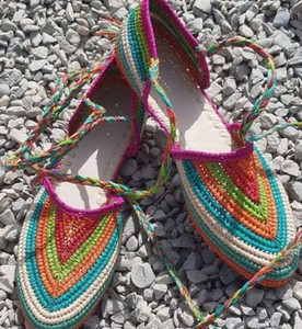 Natural Raffia <b>slippers</b>,hand woven natural raffia babouche, Moroccan woman's shoes, raffia moroccan handmade shoes - Product Image 2