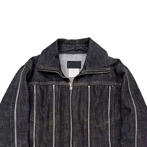 Chaquetas Vaqueras para Hombre con Diseño de Cremallera Único y Moderno, Precio al por Mayor, Chaquetas Vaqueras Personalizadas para Hombre - Product Image 5