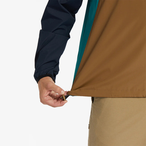 Winter Casual <b>Canvas</b> Waterproof Men's Windbreaker Hooded Zipper Front Logo Quick Dry Eco-Friendly Jackets - Product Image 3