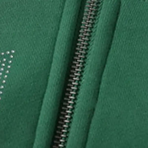 Sweat à capuche zippé pour homme, design personnalisé, vintage, hiver, décontracté, coupe oversize, effet délavé, imprimé, broderie 3D, strass - Product Image 5