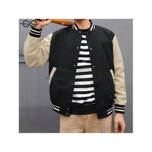 Custom Printed Boys' High Street Style Loose Solid Color <b>Waterproof</b> Windbreaker <b>Warm</b> Stylish Outerwear - Product Image 1