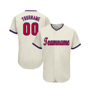 Wholesale Men's Baseball Jerseys Premium Quality Custom Printed 100% Polyester Breathable Sports Uniform Custom Team Names Logos - Product Image 2