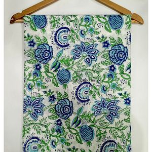 Tela de Algodón Cambray Estampada a Bloques 60x60, Tela de Algodón con Estampado Tradicional Jaipuri - Product Image 6