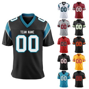 Maillots de football américain en gros, impression personnalisée du logo et du numéro, maillot et haut de gamme haute performance pour tous les niveaux - Product Image 1