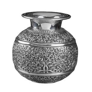 Premium Finish Aluminium Kalash for Hindu Pooja Rituals Temple <b>Use</b> Wedding Ceremonies and Festive Worship Home Decor - Product Image 4