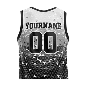 Ensemble de maillots de baseball personnalisés sublimés, col en V, sans manches, imprimé géométrique, évacuation de l'humidité, extensible dans quatre directions, respirant - Product Image 3