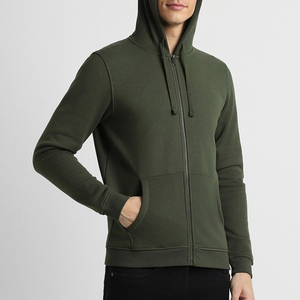 OEM Custom <b>Zip</b> up <b>Hoodie</b> Fleece Casual Regular Fit Hooded Sweatshirt With <b>Pockets</b> 100% Cotton Autumn Wear - Product Image 6