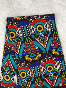 Tela de algodón twill con estampado africano de Mozambique y Ankara personalizada para camisas y vestidos de moda para niños - Product Image 2