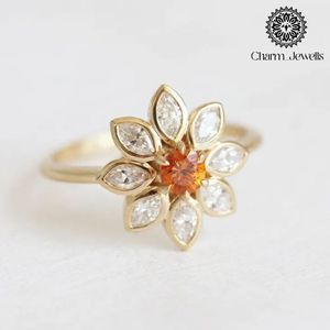 Bague de fiançailles classique pour femme Charm_Jewells en moissanite taille coussin, monture à griffes en argent 925, certifiée IGI - Product Image 1