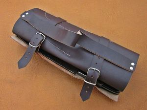 Juego de Cuchillos de Chef SM Knives de 7 Piezas, Acero de Damasco con Mango de Cuerno, Calidad Industrial Premium, Funda de Cuero, Personalizable, Garantía de 3 Años - Product Image 5