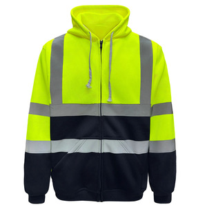 Mens <b>Utility</b> Work Jacket Reflective Safety Outerwear For Professional Labor And Industrial Environment Usage - Product Image 1