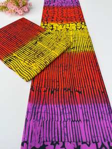 Tela de Algodón Ankara Holandesa con Estampado Africano Premium, Diseño Vibrante para Prendas Tradicionales de Kumasi - Product Image 2