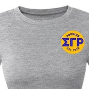Robe Midi Personnalisée Sigma Gamma Rho pour Femme, Logo de Sororité Grecque, Manches Courtes, Col Rond, Froncée, Moulante, Décontractée, pour Soirée, Vêtement Féminin - Product Image 2
