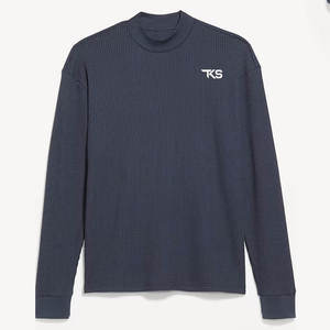 Lightweight <b>Waffle</b> Knit <b>Shirt</b> With Textured Finish <b>Waffle</b> Knit <b>Shirt</b> For Comfortable Seasonal Casual Wear - Product Image 1