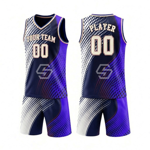 Maillot de basket-ball personnalisé de haute qualité, uniformes en twill personnalisés, broderie, maillot de sport 100% polyester respirant - Product Image 4