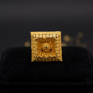 Anillo de Dedo Chapado en Oro de 14K, 18K, 24K al por Mayor, Anillo de Dedo Tradicional, Anillo de Dedo de Moda Relleno de Oro, Joyería de Oro - Product Image 5