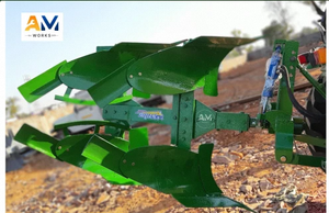 Charrue réversible hydraulique pour machines agricoles avec construction en acier doux et moteur haute productivité - Product Image 2