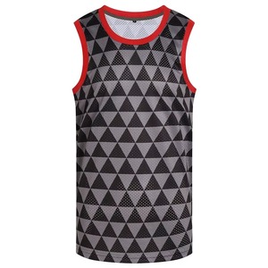 Nouvelle Arrivée 2026 – Maillots de Basketball Respirants à Col Rond pour Hommes, 100% Tissu Mesh, Entièrement Sublimés, Sans Manches, Personnalisables pour Équipe - Product Image 1